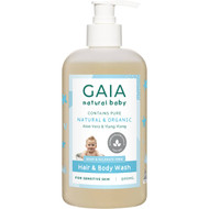 3 PACK OF Gaia Natural Baby Hair & Body Wash 500ml