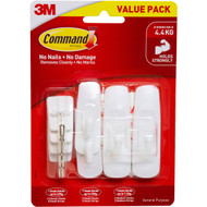 3 PACK OF 3m Command Mixed?hooks Value 8 pack
