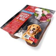 3 PACK OF Regal Premium Pet Mince Chicken, Beef & Roo 3.2kg