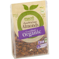3 PACK OF Macro Organic Almonds 500g