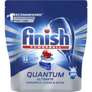 3 PACK OF Finish Powerball Quantum Ultimate Dishwasher Tablets Original 36 pack