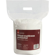 3 PACK OF Essentials Antibacterial Mattress Protector Queen Bed