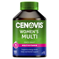 3 PACK OF Cenovis Once Daily Women's Multi Capsules 100 pack