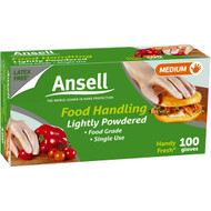 3 PACK OF Ansell Handy Clean Gloves Disposable 100 pack