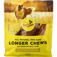 3 PACK OF Bow Wow Treat Pig Ears Longer Chew 300g