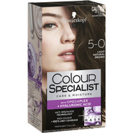 3 PACK OF Schwarzkopf Colour Specialist 5-0 Light Natural Brown