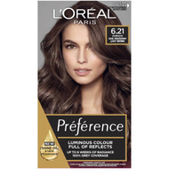 3 PACK OF L'oreal Paris Preference Hair Colour 6.21 Opera