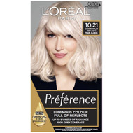 3 PACK OF L'oreal Paris Preference 10.21 Alaska Pearl Blonde