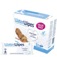 3 PACK OF Waterwipes Fragrance Free Sensitive Skin Baby Wipes 60 x3 pack