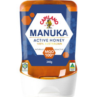3 PACK OF Capilano Manuka Honey Mgo 100+ 340g