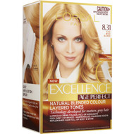 3 PACK OF L'oreal Paris Excellence Age Perfect Radiant Pure Beige Blonde 8.31