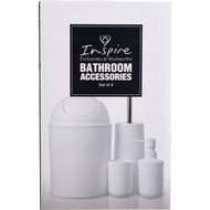 3 PACK OF Inspire Bathroom Set 4 pack