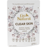 3 PACK OF Go Natural Clear Skin Capsules 30 pack
