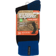 3 PACK OF Explorer Mens Everyday Value Tough Work Crew Socks Size 11-14 3 pack