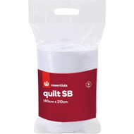 3 PACK OF Essentials Rolled Quilt Single