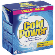 3 PACK OF Cold Power Advanced Clean Front & Top Loader Laundry Powder 4kg