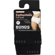 3 PACK OF Bonds Ladies Cottontails Full Brief Modern Size 18 2 pack