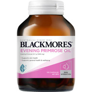 3 PACK OF Blackmores Evening Primrose Oil 125 capsules