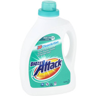 3 PACK OF Biozet Attack Front & Top Loader Regular Laundry Liquid 2l