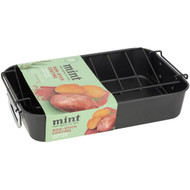 3 PACK OF Mint Non-stick Coating Roaster Pan With V Rack