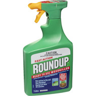 3 PACK OF Roundup Garden Weed Killer Fast Action 1l