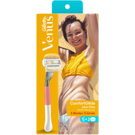 3 PACK OF Gillette Venus Comfortglide Handle & 2 Refills