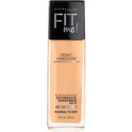 3 PACK OF Maybelline Fit Me Dewy & Smooth Liquid Foundation - Natural Buff 30ml