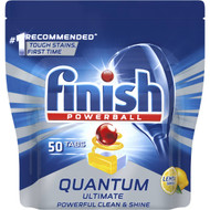 Finish Quantum Ultimate Dishwasher Tablets Lemon Sparkle 50 pack