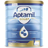 3 PACK OF Aptamil Gold+ Baby Formula Stage 1 0-6 Months 900g