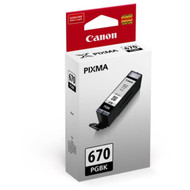 3 PACK OF Canon Pixma 670 Pigment Black Ink