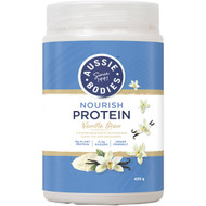 3 PACK OF Aussie Bodies Nourish Protein Vanilla Bean 450g