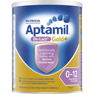 3 PACK OF Aptamil Gold+ De-lact Lactose Free Formula 0-12mnths 900g