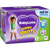 Babylove Nappy Pants Jumbo Junior 15-25kg 42 pack