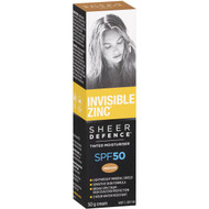 3 PACK OF Invisible Zinc Tinted Moisturiser Medium Spf50 50g