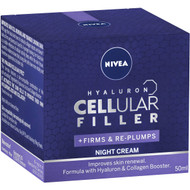 3 PACK OF Nivea Cellular Anti-wrinkle Night Cream Face Moisturiser 50ml
