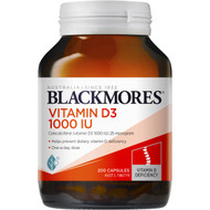 3 PACK OF Blackmores Vitamin D3 200 capsules