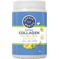 3 PACK OF Aussie Bodies Shine Collagen Crisp Apple Mango 455g