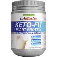 3 PACK OF Naturopathica Fat Blaster Keto-fit Plant Protein Vanilla Flavour 300g
