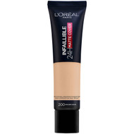 3 PACK OF L'oreal Infallible Matte Foundation 200 Golden Sand 30ml