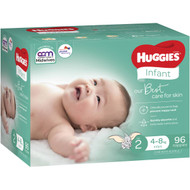 Huggies Jumbo Infant Nappies Nappies 96 pack