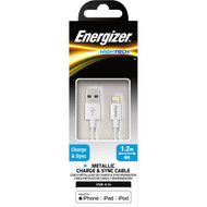 3 PACK OF Energizer Iphone Braided Cable 1.2 Metre
