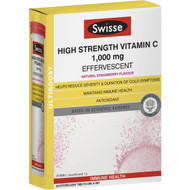 3 PACK OF Swisse Ultiboost High Strength Vitamin C Effervescent 60 tablets