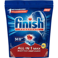 Finish Powerball All In 1 Max Dishwasher Tablets Lemon 94 pack