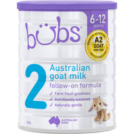 3 PACK OF Bubs Goat Stage 2 Formula Stage 2 800g