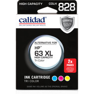 3 PACK OF Calidad Hp Printer Ink 63 Xl Tri Colour
