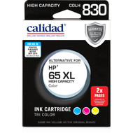 3 PACK OF Calidad Hp 65 Xl Colour Ink Cartridge
