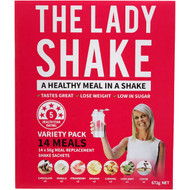 The Lady Shake Variety Pack  14 pack