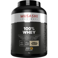 Musashi 100% Whey Van Milkshake Powder 2kg