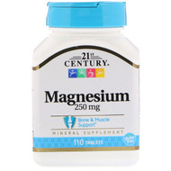<img alt="21st Century, Magnesium, 250 mg, 110 Tablets" title="21st Century, Magnesium, 250 mg, 110 Tablets,740985227138"