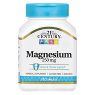<img alt="21st Century, Magnesium, 250 mg, 110 Tablets" title="21st Century, Magnesium, 250 mg, 110 Tablets,740985227138"